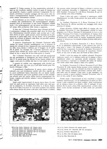 Tinctoria i progressi delle industrie tintorie e tessili