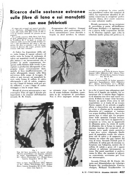 Tinctoria i progressi delle industrie tintorie e tessili