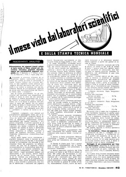 Tinctoria i progressi delle industrie tintorie e tessili