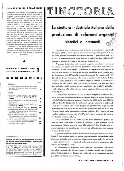 Tinctoria i progressi delle industrie tintorie e tessili