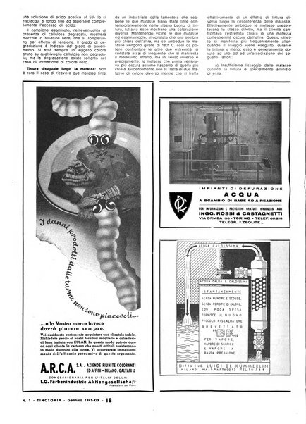 Tinctoria i progressi delle industrie tintorie e tessili