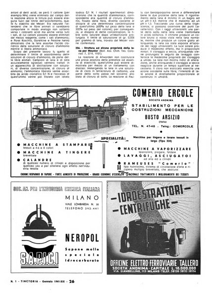 Tinctoria i progressi delle industrie tintorie e tessili