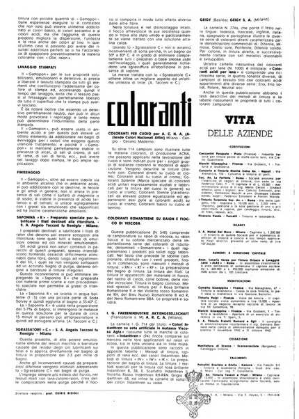 Tinctoria i progressi delle industrie tintorie e tessili