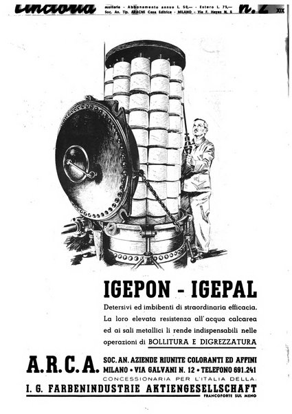 Tinctoria i progressi delle industrie tintorie e tessili