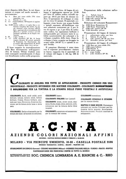 Tinctoria i progressi delle industrie tintorie e tessili