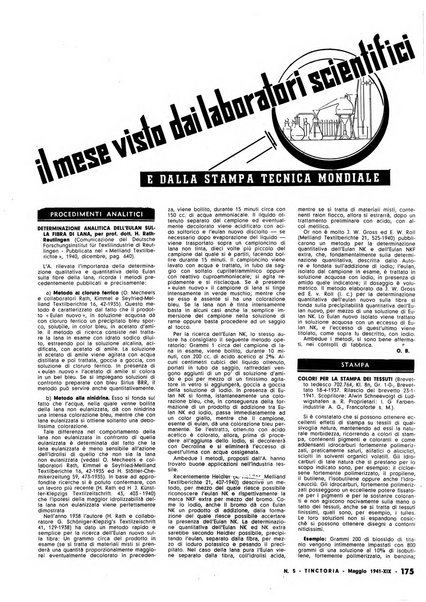 Tinctoria i progressi delle industrie tintorie e tessili