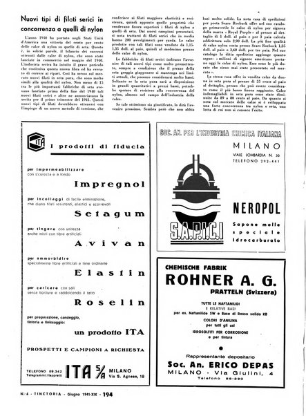 Tinctoria i progressi delle industrie tintorie e tessili