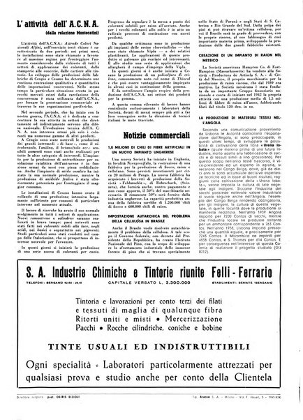 Tinctoria i progressi delle industrie tintorie e tessili