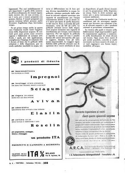 Tinctoria i progressi delle industrie tintorie e tessili