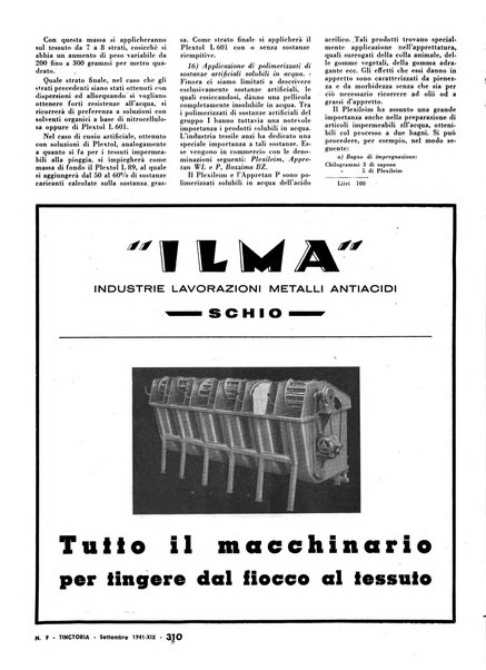 Tinctoria i progressi delle industrie tintorie e tessili