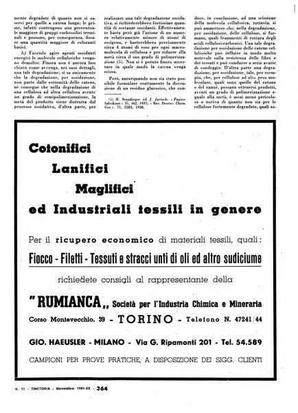 Tinctoria i progressi delle industrie tintorie e tessili