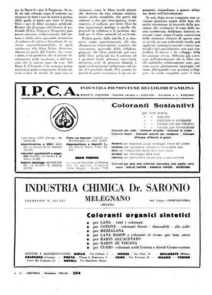 Tinctoria i progressi delle industrie tintorie e tessili