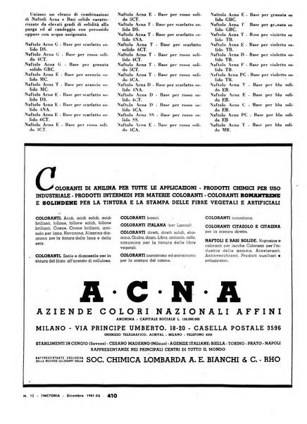 Tinctoria i progressi delle industrie tintorie e tessili