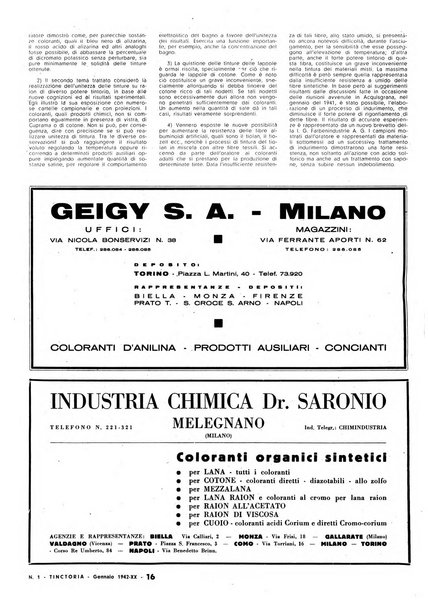 Tinctoria i progressi delle industrie tintorie e tessili