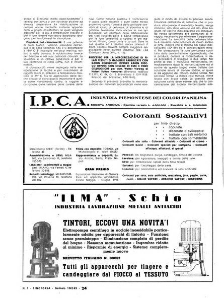 Tinctoria i progressi delle industrie tintorie e tessili