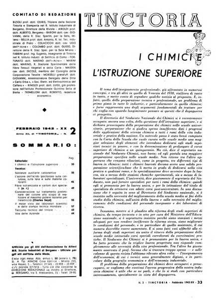 Tinctoria i progressi delle industrie tintorie e tessili