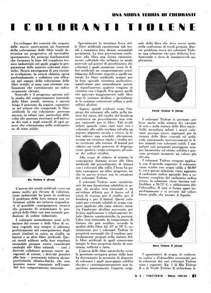 Tinctoria i progressi delle industrie tintorie e tessili