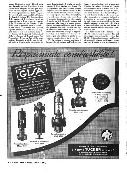 Tinctoria i progressi delle industrie tintorie e tessili