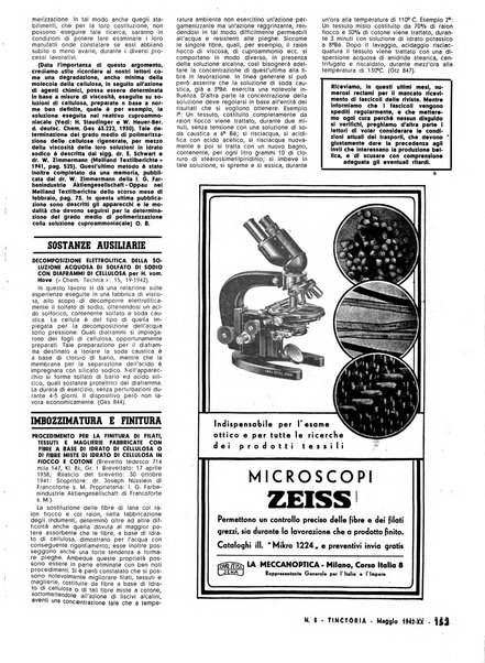 Tinctoria i progressi delle industrie tintorie e tessili