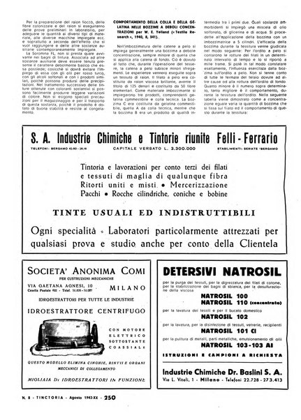 Tinctoria i progressi delle industrie tintorie e tessili