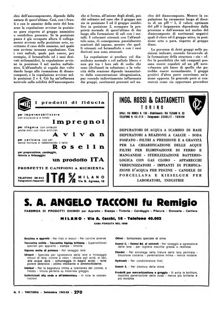 Tinctoria i progressi delle industrie tintorie e tessili