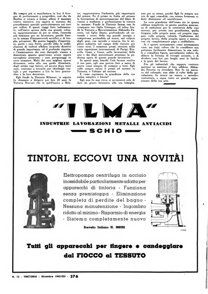 Tinctoria i progressi delle industrie tintorie e tessili