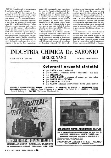 Tinctoria i progressi delle industrie tintorie e tessili