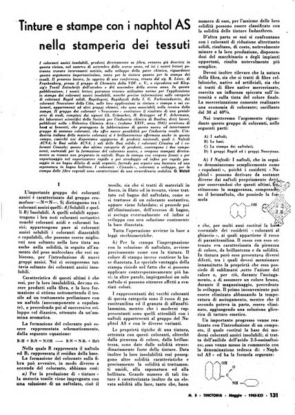 Tinctoria i progressi delle industrie tintorie e tessili