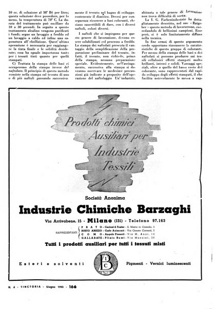 Tinctoria i progressi delle industrie tintorie e tessili