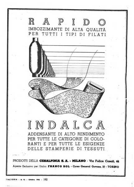 Tinctoria i progressi delle industrie tintorie e tessili