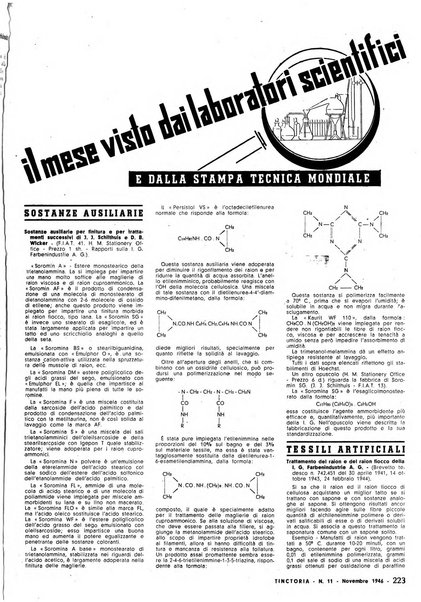 Tinctoria i progressi delle industrie tintorie e tessili