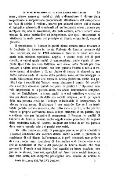 La scuola cattolica periodico religioso scientifico letterario