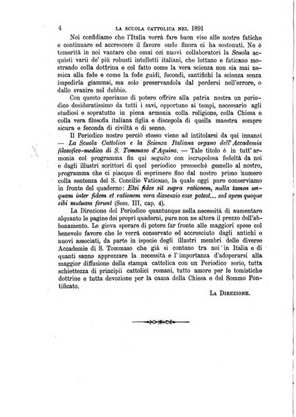 La scuola cattolica periodico religioso scientifico letterario