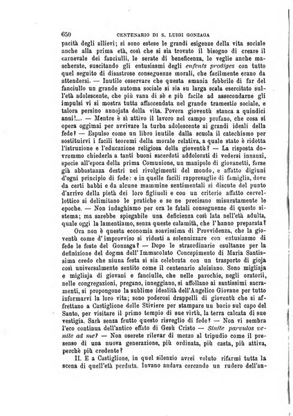 La scuola cattolica periodico religioso scientifico letterario