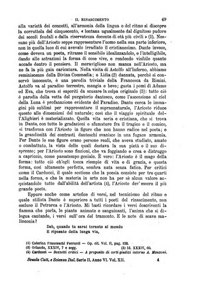 La scuola cattolica periodico religioso scientifico letterario