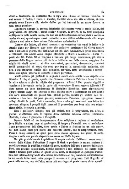 La scuola cattolica periodico religioso scientifico letterario