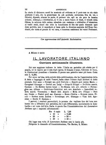 La scuola cattolica periodico religioso scientifico letterario