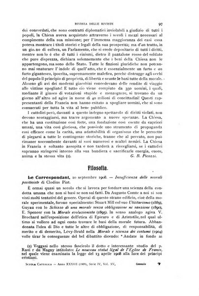 La scuola cattolica periodico religioso scientifico letterario