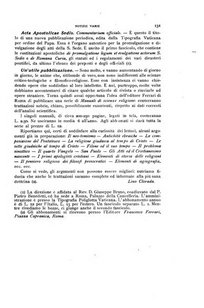 La scuola cattolica periodico religioso scientifico letterario