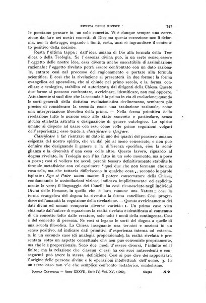 La scuola cattolica periodico religioso scientifico letterario