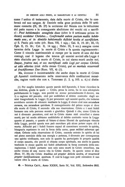 La scuola cattolica periodico religioso scientifico letterario