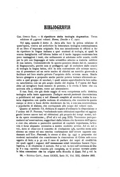 La scuola cattolica periodico religioso scientifico letterario