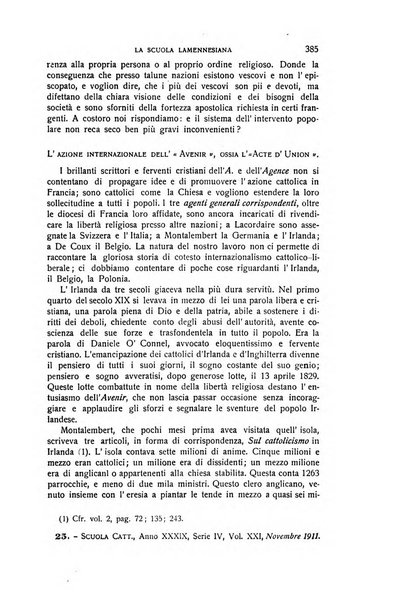 La scuola cattolica periodico religioso scientifico letterario