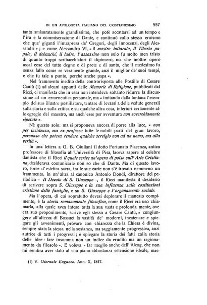 La scuola cattolica periodico religioso scientifico letterario