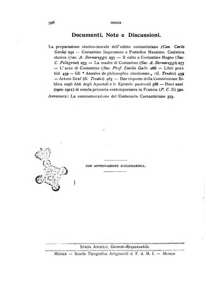 La scuola cattolica periodico religioso scientifico letterario