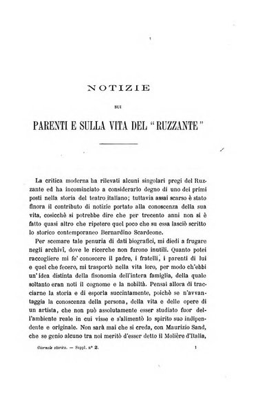 Giornale storico della letteratura italiana. Supplemento