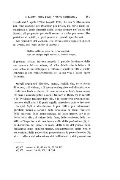 Giornale storico della letteratura italiana. Supplemento