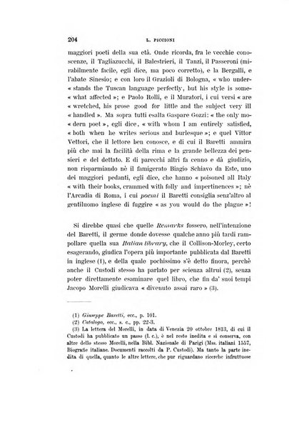 Giornale storico della letteratura italiana. Supplemento