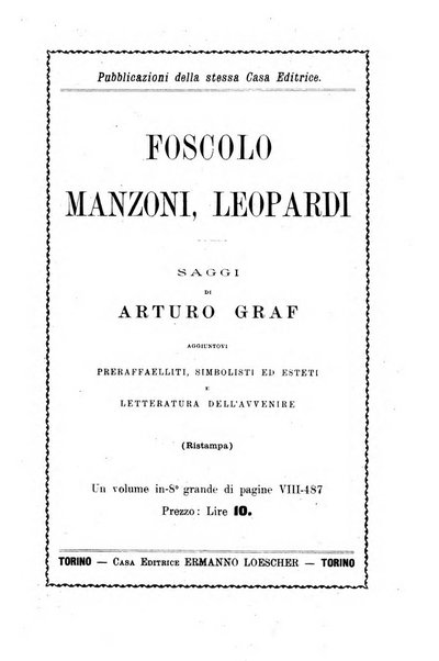 Giornale storico della letteratura italiana. Supplemento