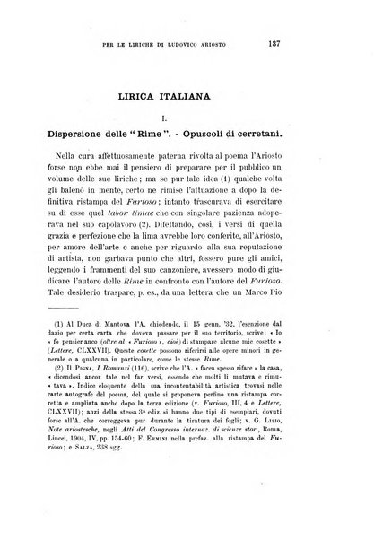 Giornale storico della letteratura italiana. Supplemento